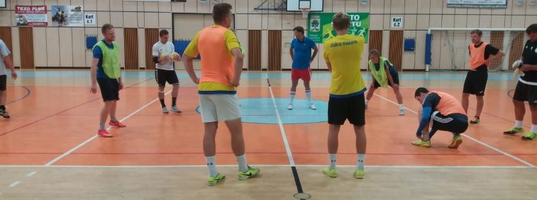 Hráči FK GMM Jablonec během tréninku Hráči FK GMM Jablonec během tréninku